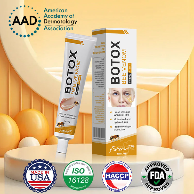 🎉Reclaim youthful skin now! - 👩‍⚕️Furzero™ Botox Bee Venom Wrinkle Removal Cream (LAST DAY 70% OFF)