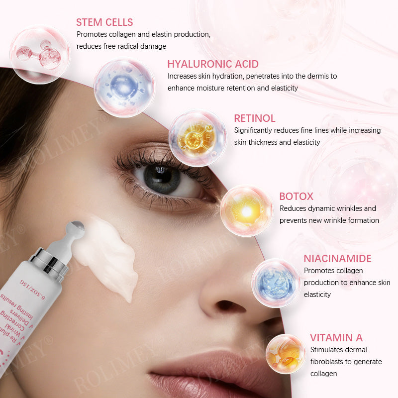 👨‍⚕️🛡️Made and Shipped from USA✅Rolimey®Botox & Stem Cell Firming Anti-Wrinkle Cream Last Day 70% OFF!