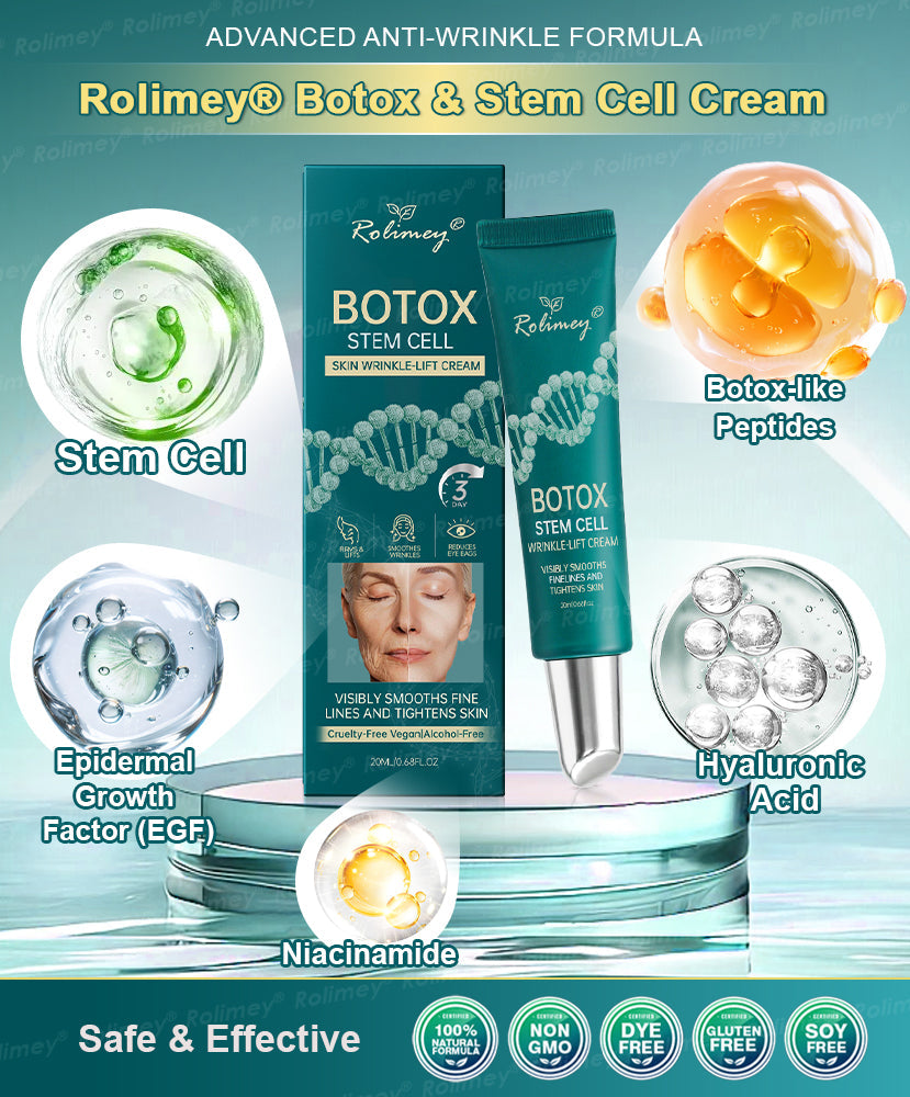 ✅USA HOT SALES ✨Rolimey® Botox & Stem Cell Wrinkle-Lift Tightening Cream