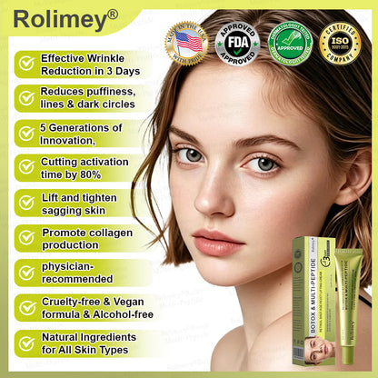 🏅USA HOT SALES🌟Rolimey® Multi-Peptide Retinol Shot Wrinkle-Lift Cream