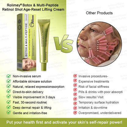 🏅USA HOT SALES🌟Rolimey® Multi-Peptide Retinol Shot Wrinkle-Lift Cream