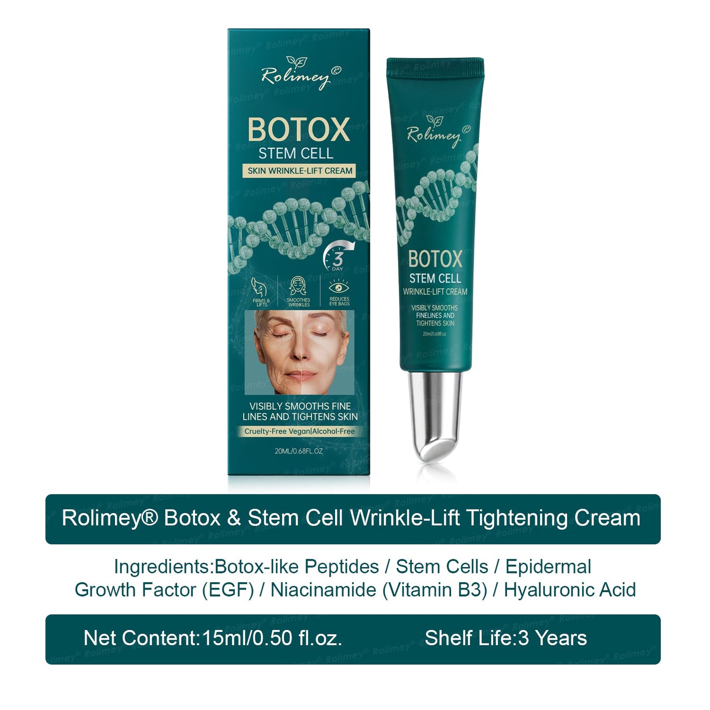 ✅USA HOT SALES ✨Rolimey® Botox & Stem Cell Wrinkle-Lift Tightening Cream