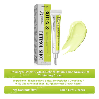 🌟Made and shipped from the USA 💫Rolimey® Botox & Vita-A Retinol Shot Wrinkle-Lift Tightening cream - Last Day Promotion 70% OFF