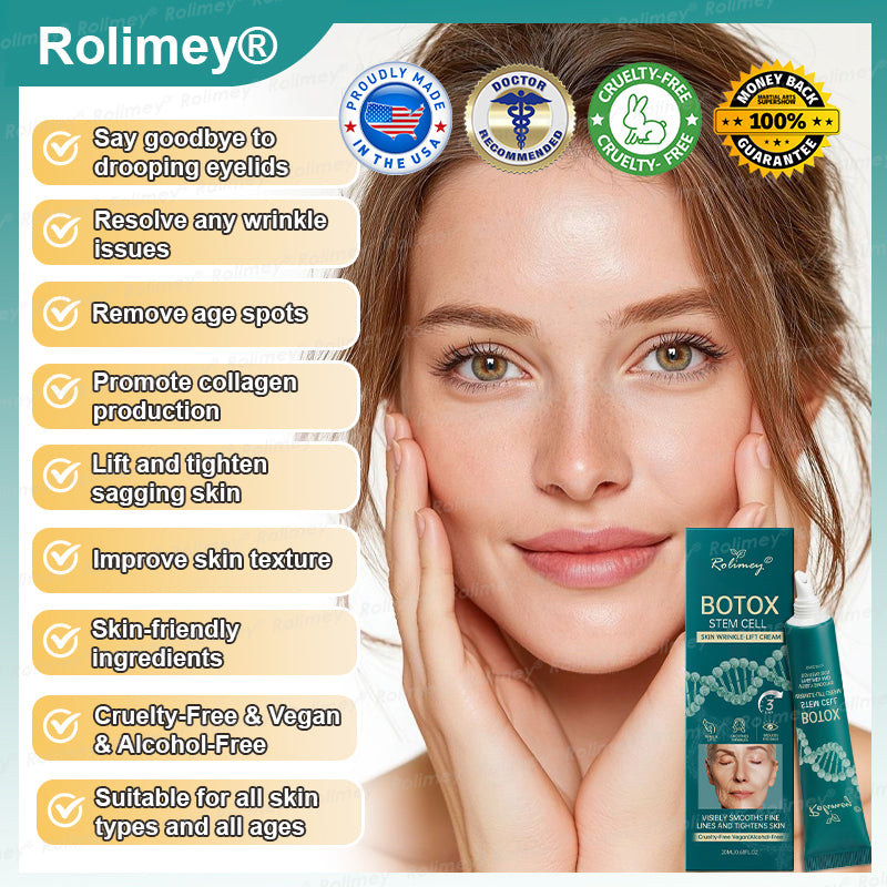 ✅USA HOT SALES ✨Rolimey® Botox & Stem Cell Wrinkle-Lift Tightening Cream
