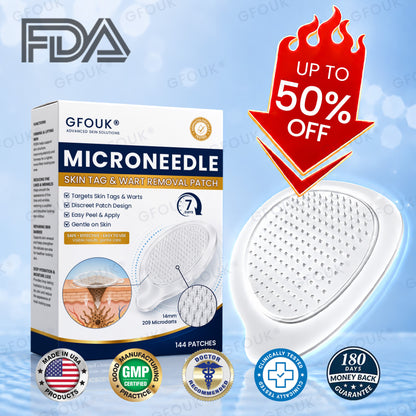 🙌🌿✨GFOUK® 7-Day MicroNeedle Wart & Skin Tag Removal Patch