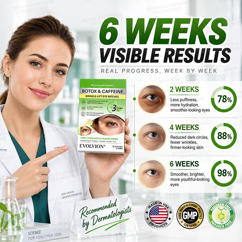 💗💗USA HOT SALES ✨Evolvion® Botox & Caffeine Wrinkle-Lift Eye Patches