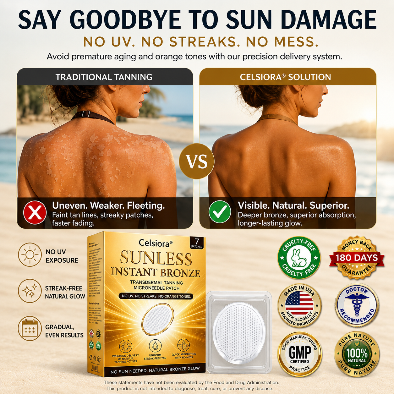 𝑶𝒇𝒇𝒊𝒄𝒊𝒂𝒍 𝑺𝒕𝒐𝒓𝒆 | ☀️ Celsiora® 𝐒𝐮𝐧𝐥𝐞𝐬𝐬 𝐈𝐧𝐬𝐭𝐚𝐧𝐭 𝐁𝐫𝐨𝐧𝐳𝐞 𝐓𝐚𝐧𝐧𝐢𝐧𝐠 𝐌𝐢𝐜𝐫𝐨𝐧𝐞𝐞𝐝𝐥𝐞 𝐏𝐚𝐭𝐜𝐡  (𝐉𝐮𝐬𝐭 𝐨𝐧𝐜𝐞 𝐚 𝐝𝐚𝐲) 𝐕𝐢𝐬𝐢𝐛𝐥𝐞 𝐁𝐫𝐨𝐧𝐳𝐞 𝐆𝐥𝐨𝐰 𝐢𝐧 𝟕 𝐃𝐚𝐲𝐬 ✅ 𝐍𝐨 𝐔𝐕, 𝐍𝐨 𝐎𝐫𝐚𝐧𝐠𝐞, 𝐍𝐨 𝐒𝐭𝐫𝐞𝐚𝐤𝐬, 𝐍𝐨 𝐃𝐇𝐀, 𝐍𝐨 𝐌𝐞𝐬𝐬.