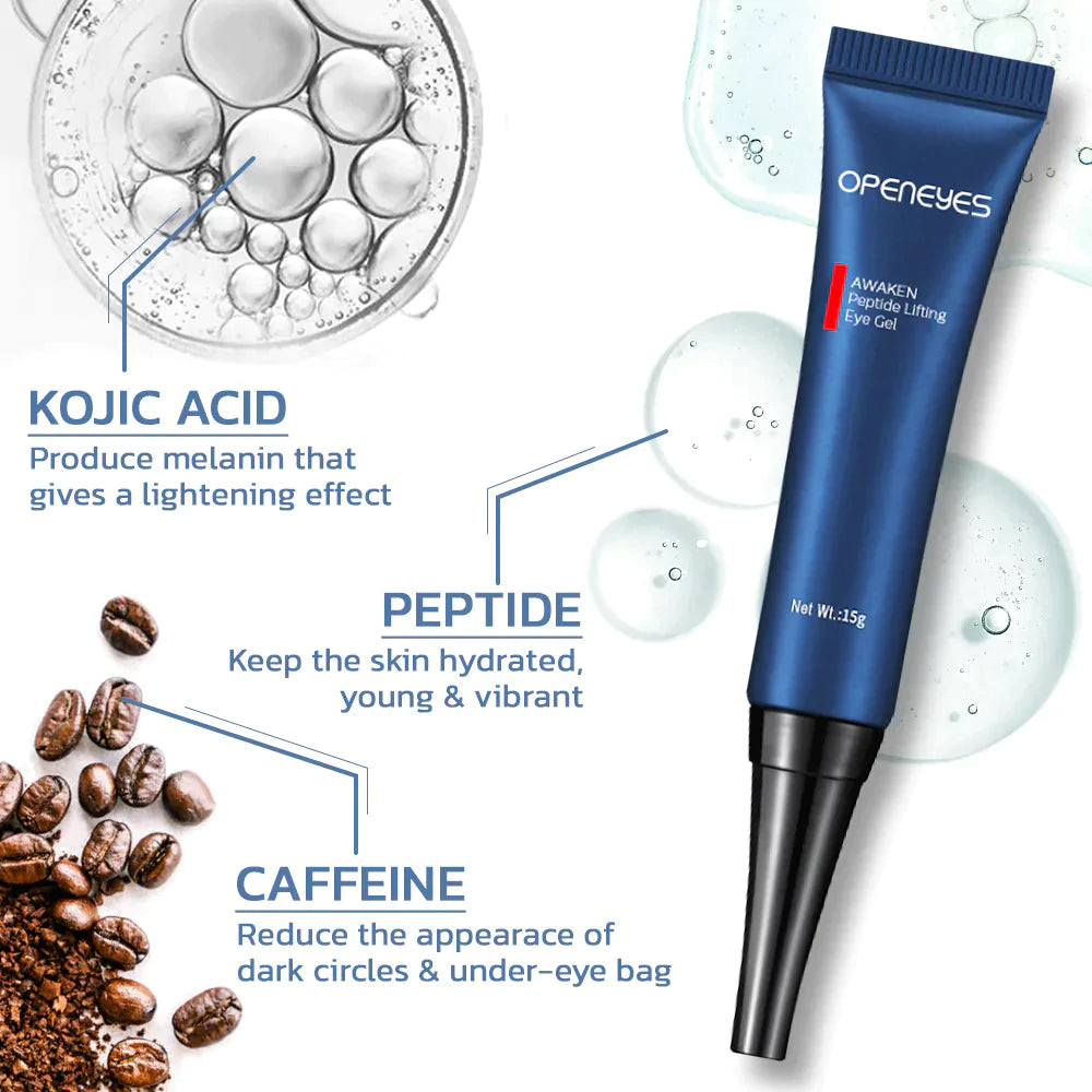 ✨OPENEYES Awaken Peptide Lifting Eye Gel