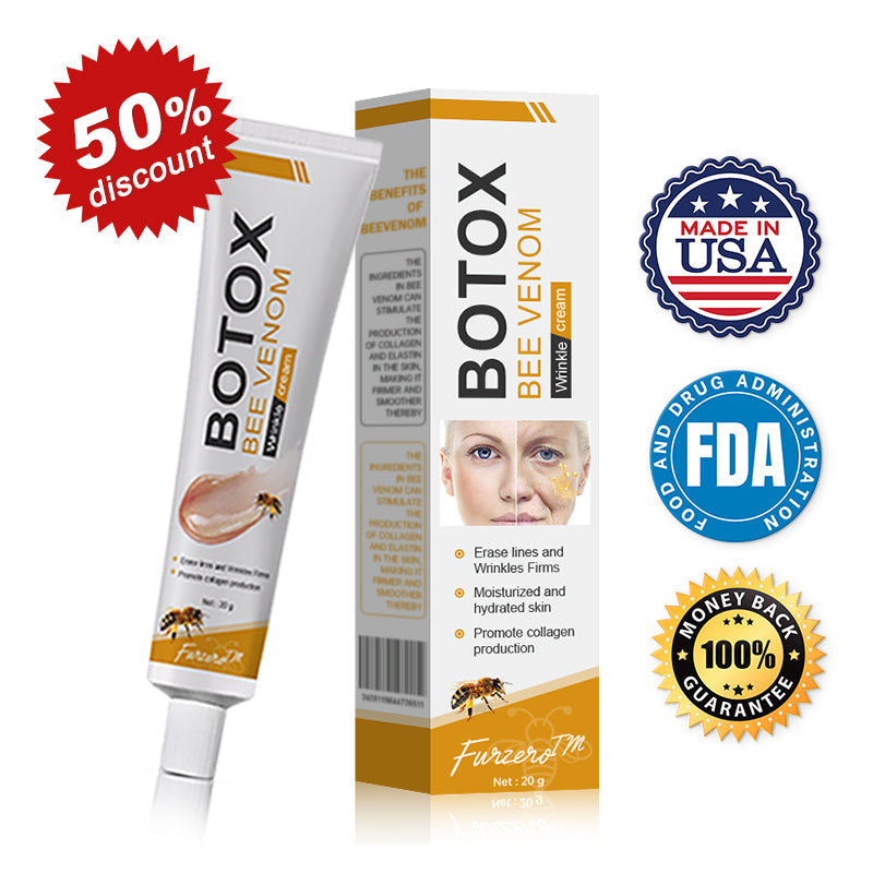 (👨‍⚕️✨Made and shipped from the USA✅) Furzero™ Botox Bee Venom Wrinkle Removal Cream- LAST DAY 70% OFF