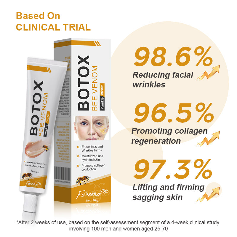 🍀👨‍⚕️Made and Shipped from the USA✅Furzero™ Botox Bee Venom Wrinkle Removal Cream-Last Day Promotion 70% OFF