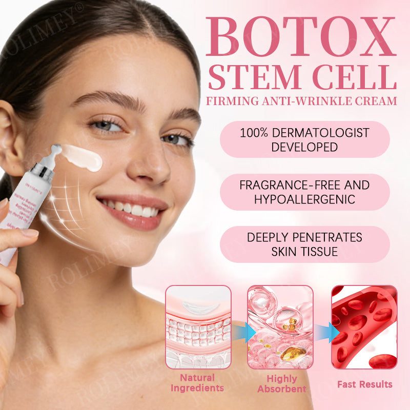 👨‍⚕️🛡️Made and Shipped from USA✅Rolimey®Botox & Stem Cell Firming Anti-Wrinkle Cream Last Day 70% OFF!