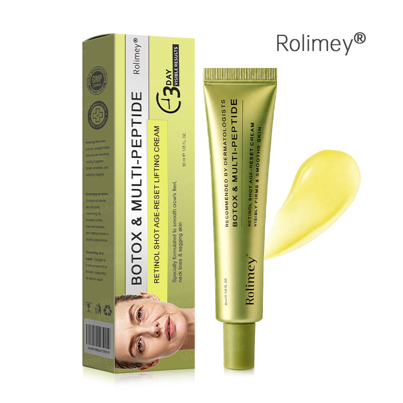 🏅USA HOT SALES🌟Rolimey® Multi-Peptide Retinol Shot Wrinkle-Lift Cream