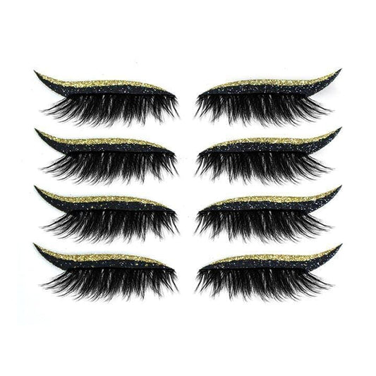 Stick-on Lash and Liner (4 pairs)